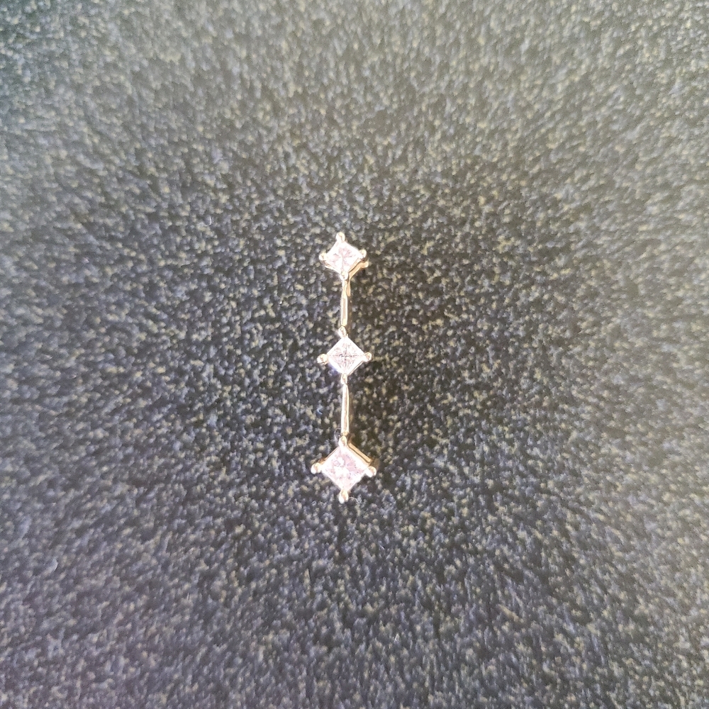 14k Past Present & Future Charm